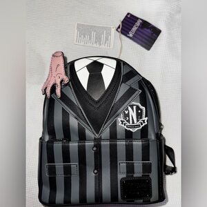 Wednesday Addams Netflix Series Loungefly Mini Backpack